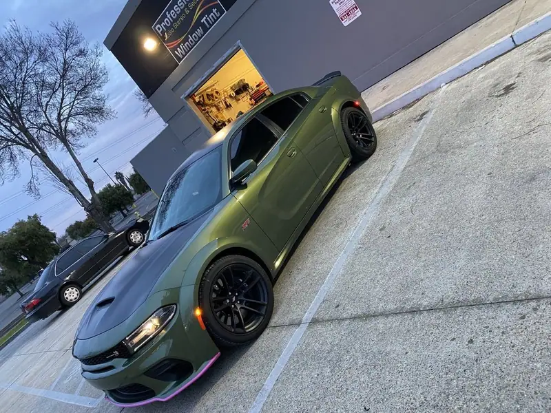 Dodge Charger with window tinting