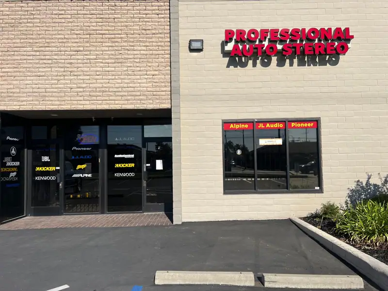 Professional Auto Stereo & Security storefront at 4101 Power Inn Rd Ste F in Sacramento, CA